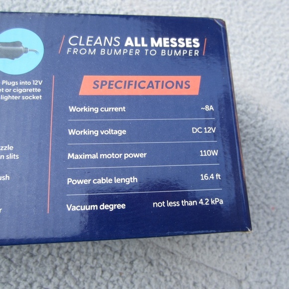 THISWORX TWC-01 106W 12V Handheld Bagless Portable‎ Vacuum Cleaner - Black - Picture 15 of 16